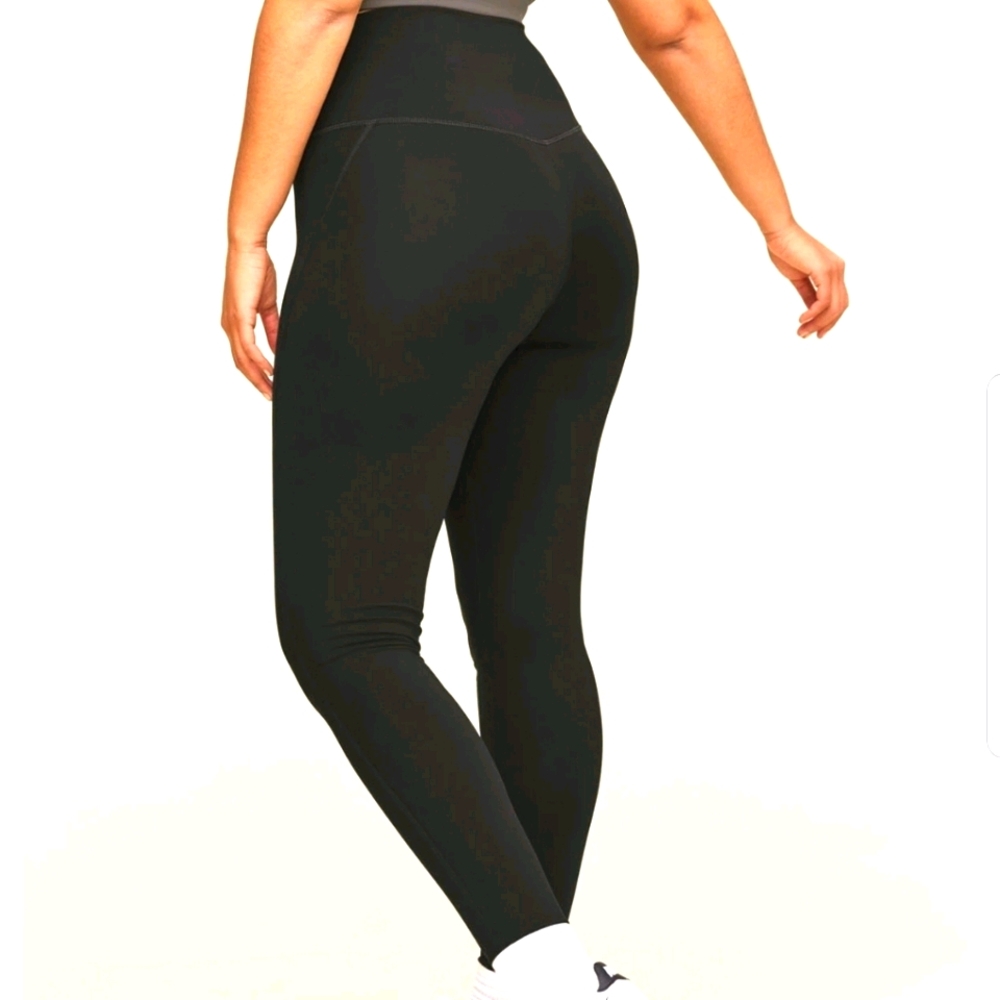 Girlfriend Collective Black Compressive High-Rise